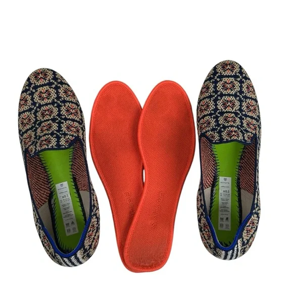 ROTHY’S The Loafer in Retired Sapphire Mosaic Women’s 8.5 - Picture 7 of 11